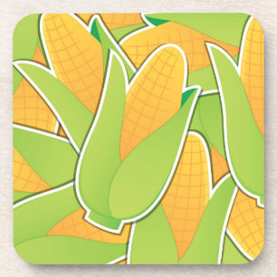 Funky corn coaster