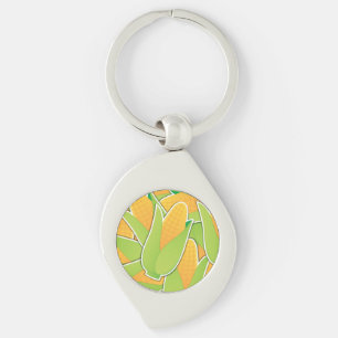 Funky corn key ring