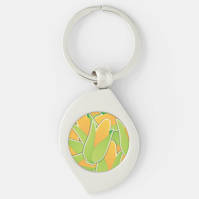Funky corn key ring (Front)