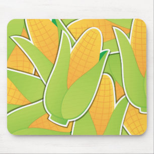 Funky corn mouse pad