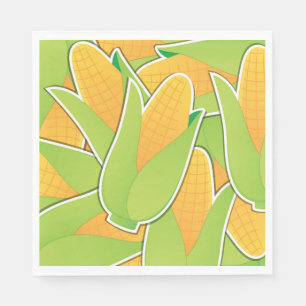 Funky corn napkin
