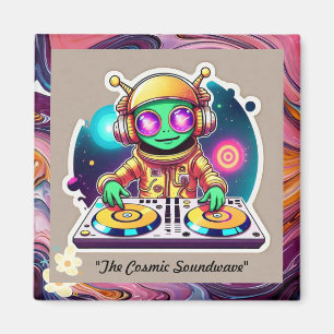 "Funky Cosmic Connection" Magnet