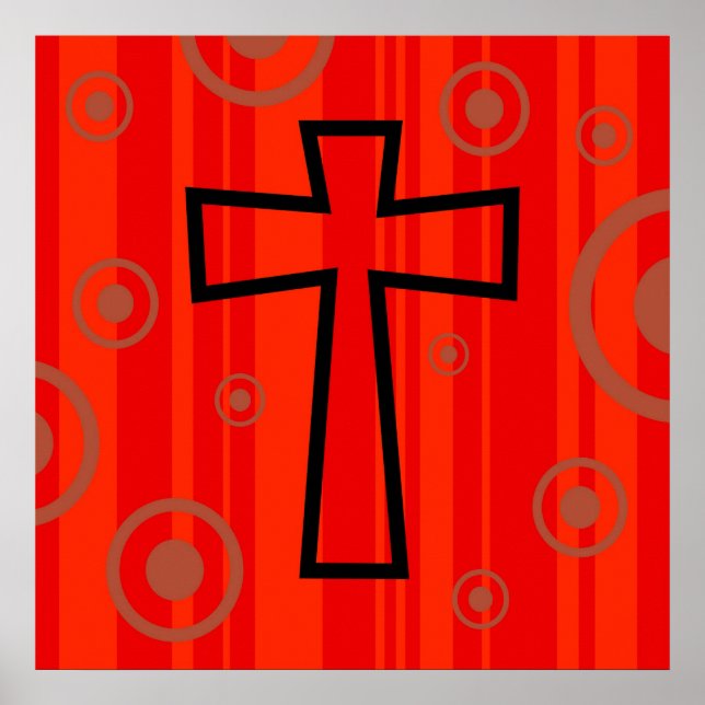 Funky Cross Poster (Front)