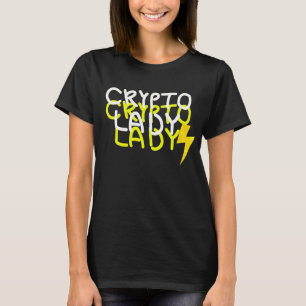 Funky Crypto Dude Energy Power Sign T-Shirt
