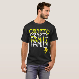 Funky Crypto Family Energy Power Sign T-Shirt