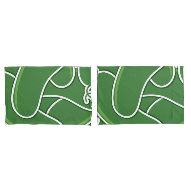 Funky cucumber pillowcase (Front-Set)