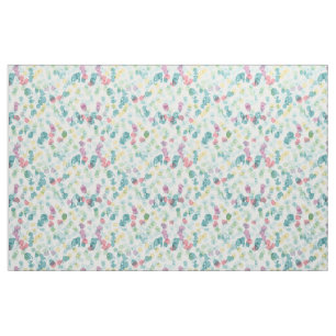 Funky Cute Colourful Happy Summer Polkadots Patter Fabric