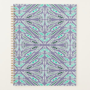 Funky Design Floral Geometric Planner