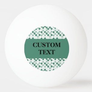 Funky Diamond Pattern in Any Colour You Choose Ping Pong Ball