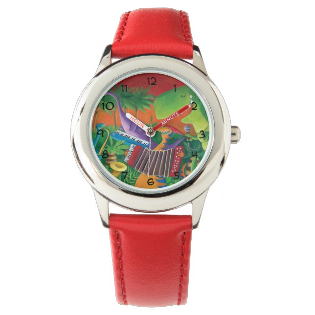 Funky Dinosaur Band Watch (Front)