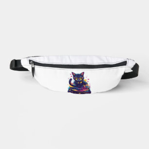 Funky DJ Cat � Retro Disco Kitty Party Bum Bags
