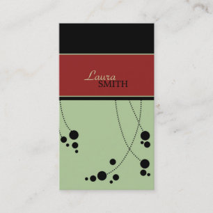 Funky Dots Business Cards