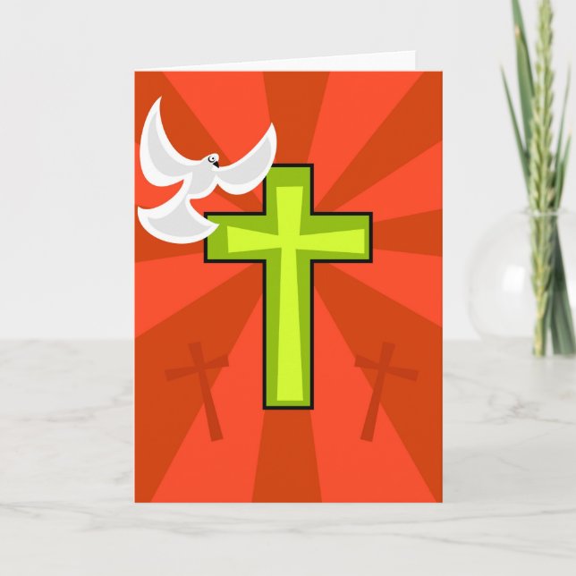 Funky Easter Holiday Card (Front)