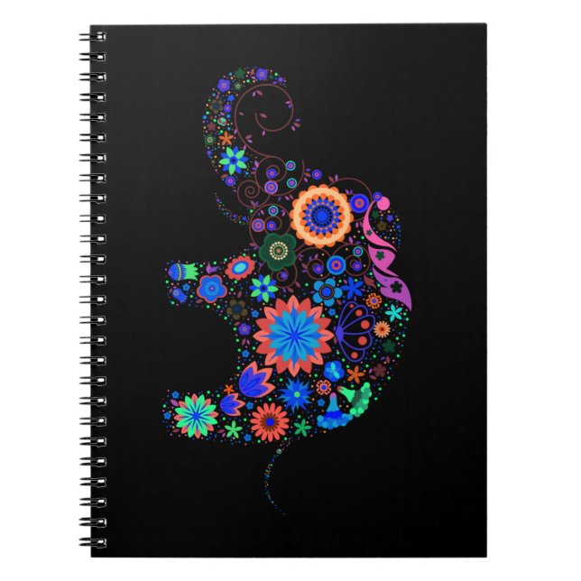 Funky Elephant Notebook (Front)