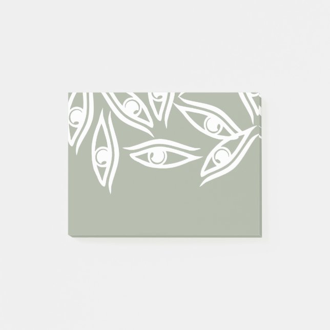 Funky Eye Pattern Product Post-it Notes (Front)