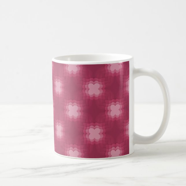 Funky Flair Mug, Magenta Coffee Mug (Right)