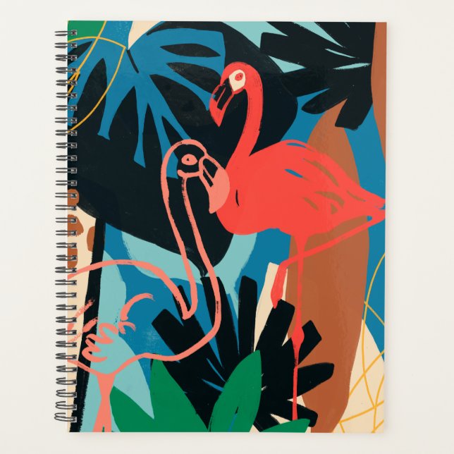 Funky Flamingo Planner (Front)
