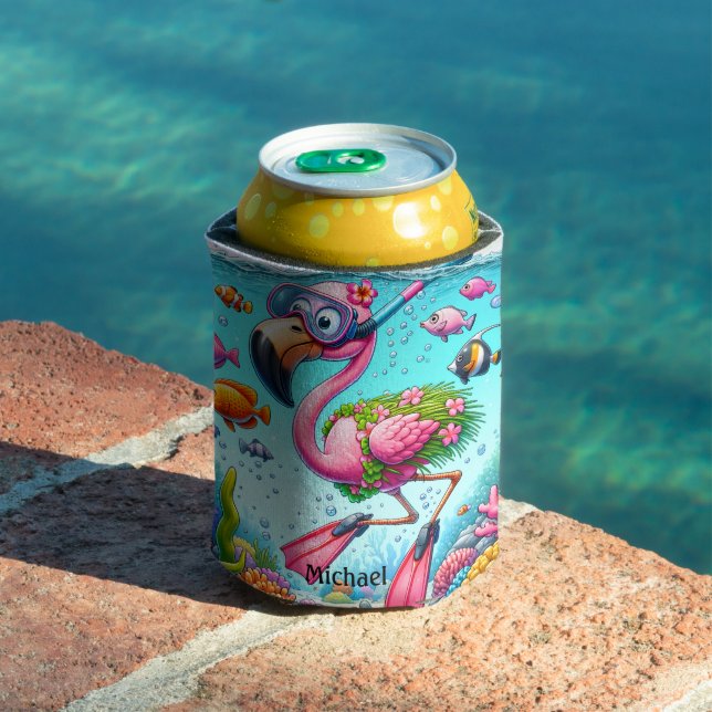 Funky Flamingo Stay Hydrated My Friend Can Cooler (In Situ Pool)