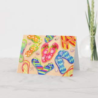 Funky Flip Flops Card