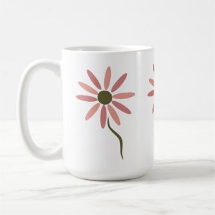 Funky Flora - stylized abstract flower design Coffee Mug