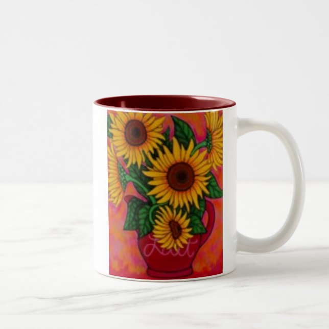 Funky Floral Coffee Mugs (Right)