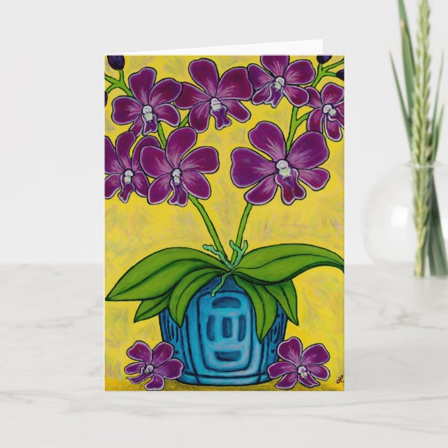 Funky Floral Greeting Cards (Front)