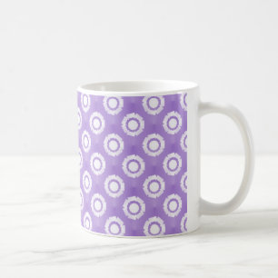 Funky Flower Mug, Lovely Lavender Coffee Mug
