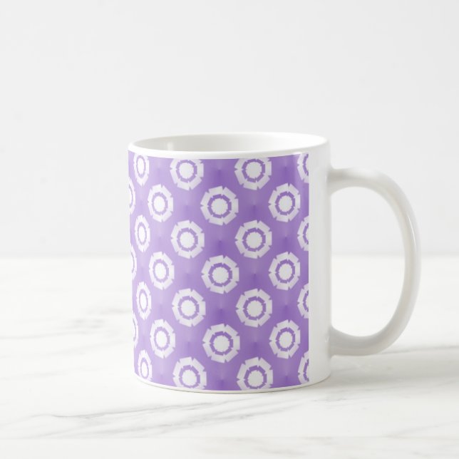Funky Flower Mug, Lovely Lavender Coffee Mug (Right)