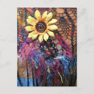 Funky Flower Postcard