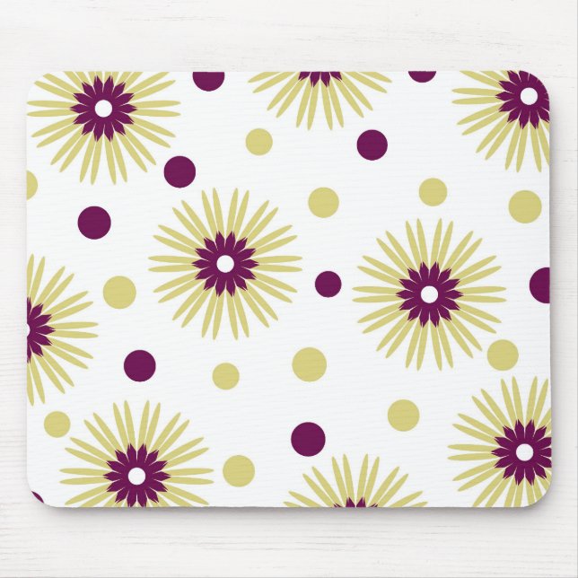 Funky flowers - Mousepad (Front)