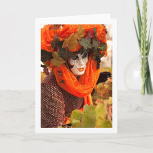 Funky Folded Blank Greeting Card