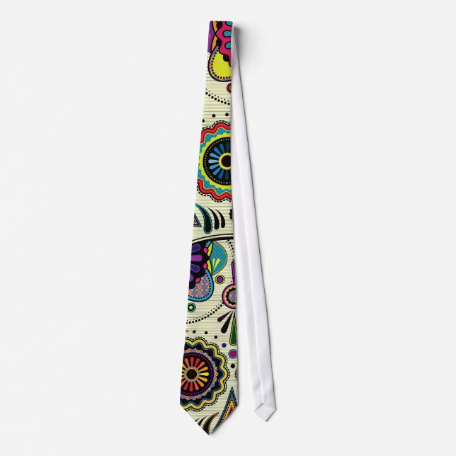 Funky Folk Art tie (Front)