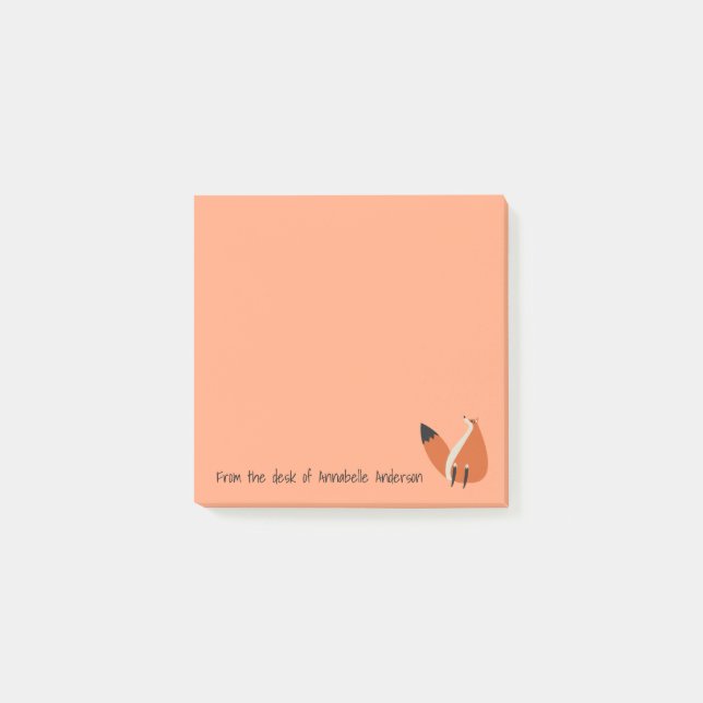 Funky Fox Post-it Notes (Front)