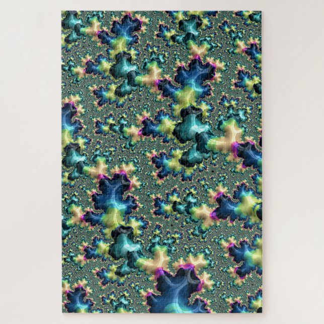 Funky Fractal Jigsaw Puzzle (Vertical)