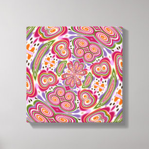 Funky Fungus: Psilocybe Cubensis Canvas Print