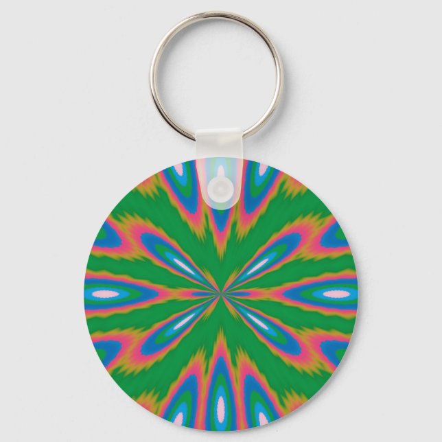 Funky Garden Key Ring (Front)