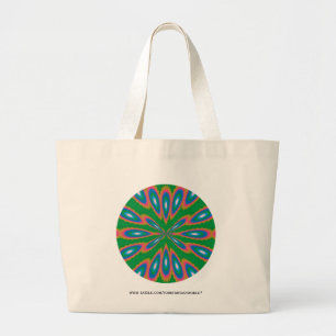 Funky Garden Large Tote Bag