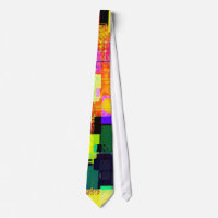 Funky Geometric Multicolored Design