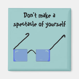 Funky Glasses Magnet
