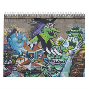 Funky Graffitis In Vienna Austria 2025 Calendar