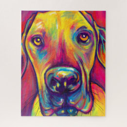 Funky Great Dane Art Puzzle