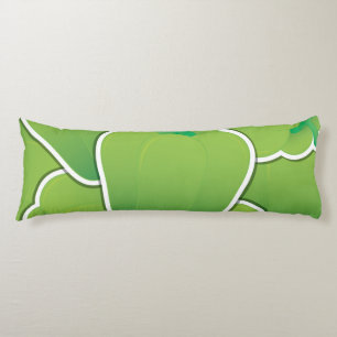 Funky green pepper body cushion
