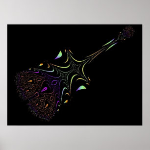 Funky Guitar 8 Print