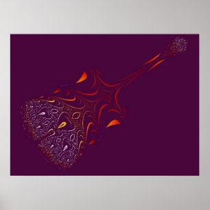 Funky Guitar Print