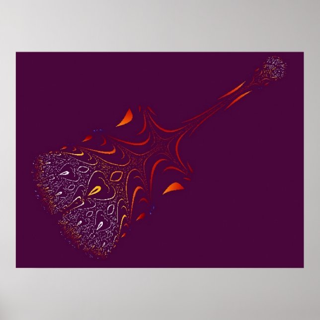 Funky Guitar Print (Front)