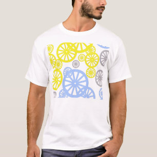 Funky Happy Wheel Circle Pattern Product T-Shirt