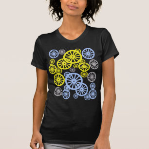 Funky Happy Wheel Circle Pattern Product T-Shirt