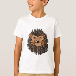 Funky Hedgehog Art Design T-Shirt