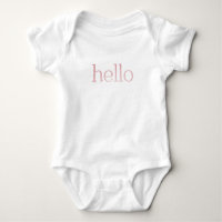 funky hello blush pink Foil modern minimalistic