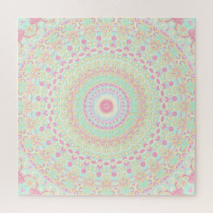 Funky Hippie Mandala  Jigsaw Puzzle